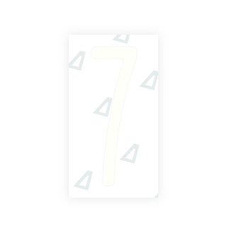 Alite Nanofilm for US (New York 2020) license plates - Symbol "7" - Alite