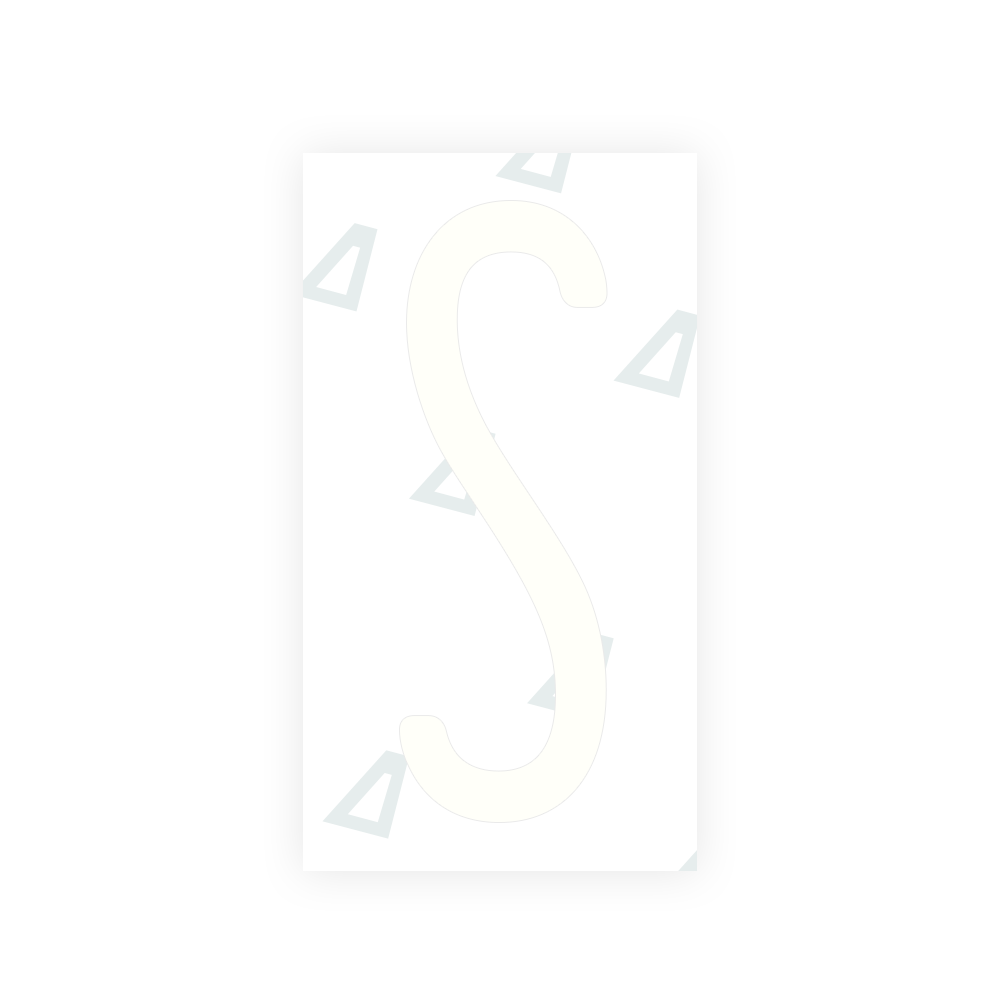 Alite Nanofilm for US (New York 2020) license plates - Symbol "S" - Alite