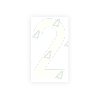 Alite Nanofilm for rear Italy license plates - Symbol "2" - Alite