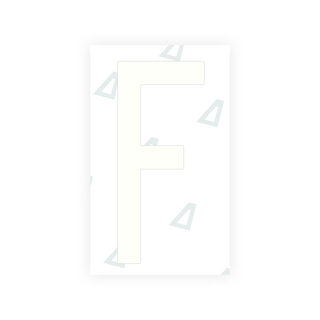 Alite Nanofilm for US (Puerto Rico) license plates - Symbol "F" - Alite