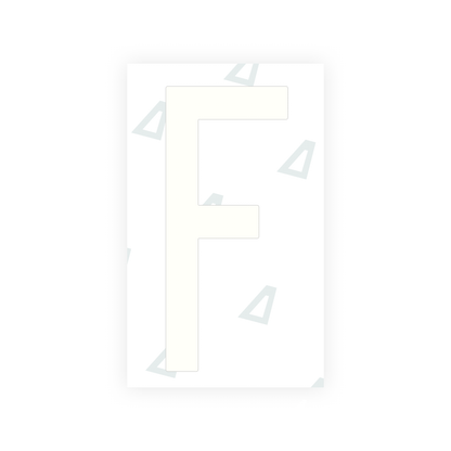 Alite Nanofilm for US (Puerto Rico) license plates - Symbol "F" - Alite