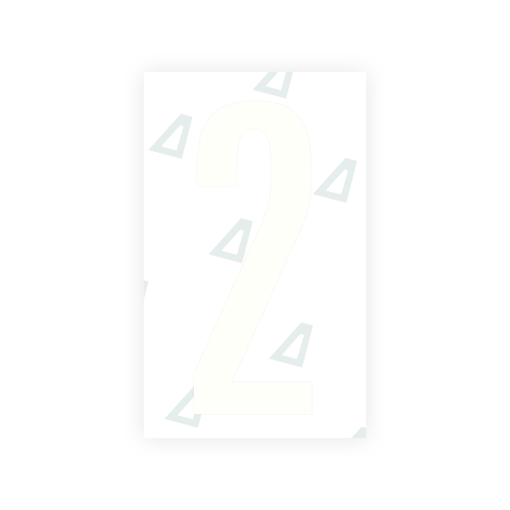 Alite Nanofilm for US (Texas) license plates - Symbol "2" - Alite