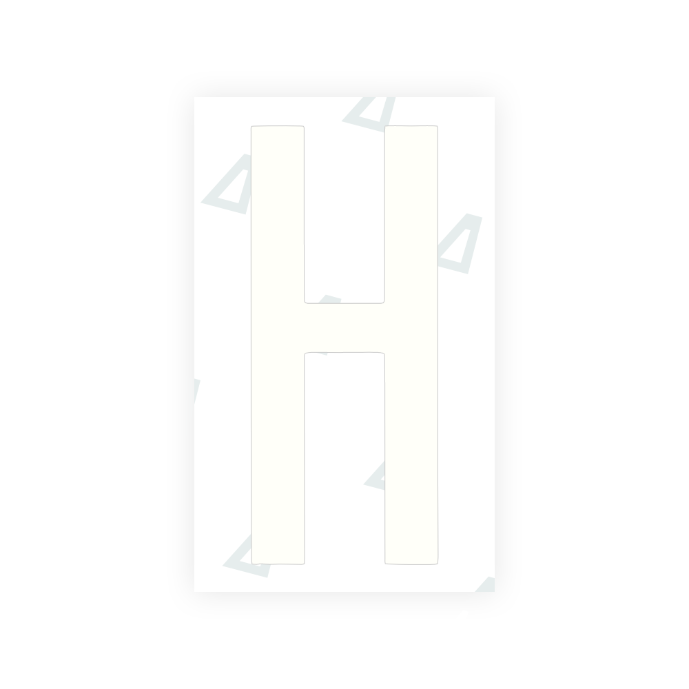 Alite Nanofilm for US (Georgia 2012 - Round) license plates - Symbol "H" - Alite