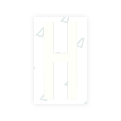 Alite Nanofilm for US (Georgia 2012 - Round) license plates - Symbol "H" - Alite