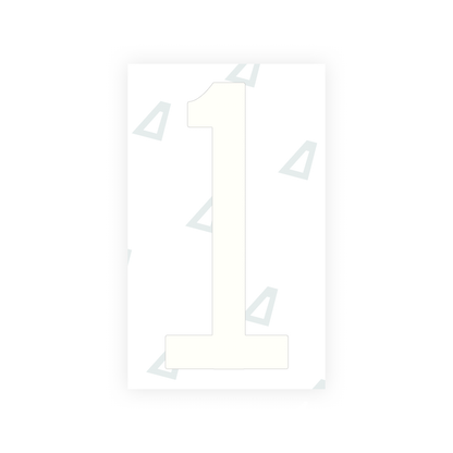 Alite Nanofilm for US (Puerto Rico) license plates - Symbol "1" - Alite