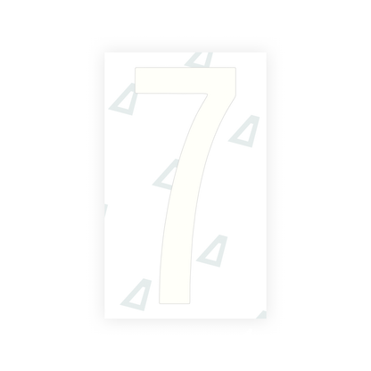 Alite Nanofilm for US (Georgia 2012 - Round) license plates - Symbol "7" - Alite