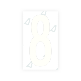 Alite Nanofilm for US (Georgia 2012 - Round) license plates - Symbol "8" - Alite