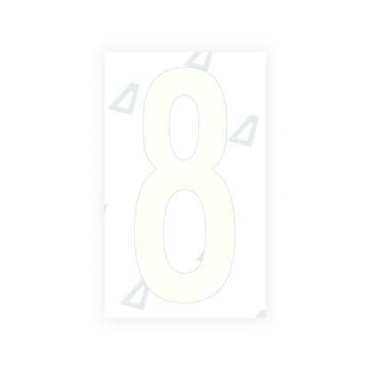Alite Nanofilm for US (Georgia 2012 - Round) license plates - Symbol "8" - Alite