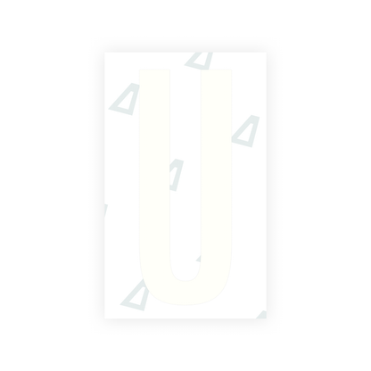 Alite Nanofilm for US (Nevada) license plates - Symbol "U" - Alite