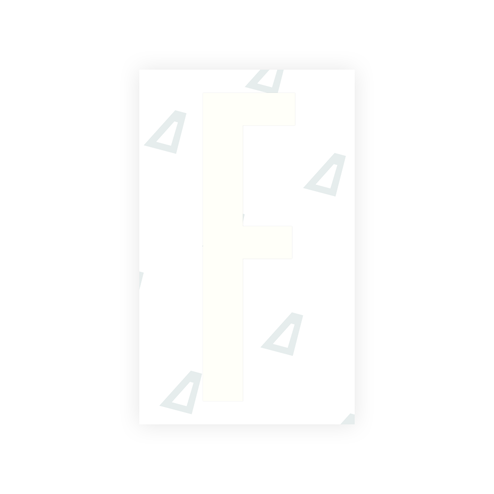 Alite Nanofilm for US (Nevada) license plates - Symbol "F" - Alite