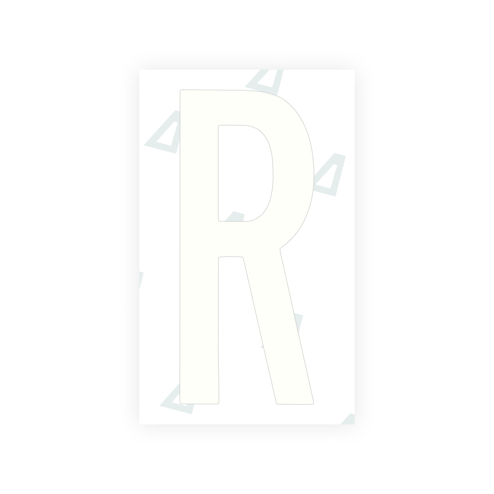 Alite Nanofilm for US (Georgia 2012 - Round) license plates - Symbol "R" - Alite