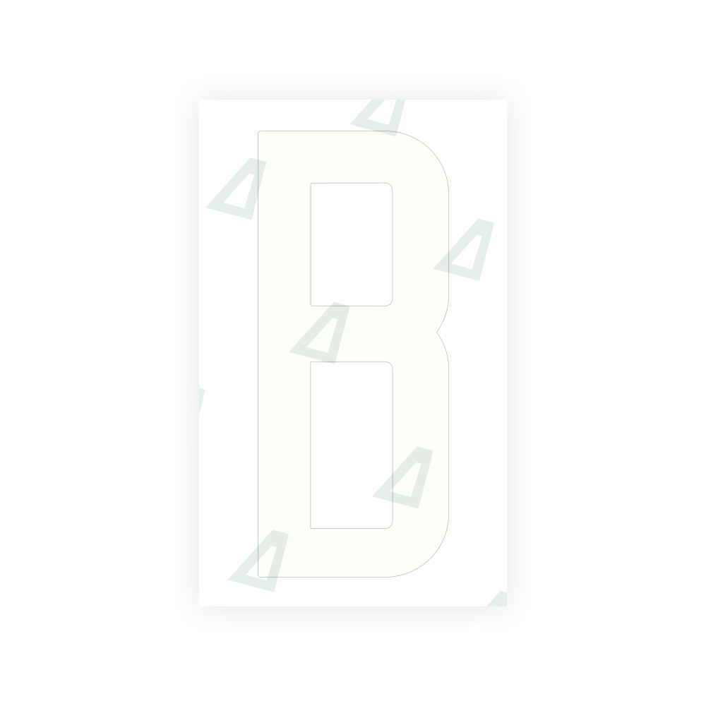 Alite Nanofilm for US (Puerto Rico) license plates - Symbol "B" - Alite