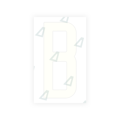 Alite Nanofilm for US (Puerto Rico) license plates - Symbol "B" - Alite