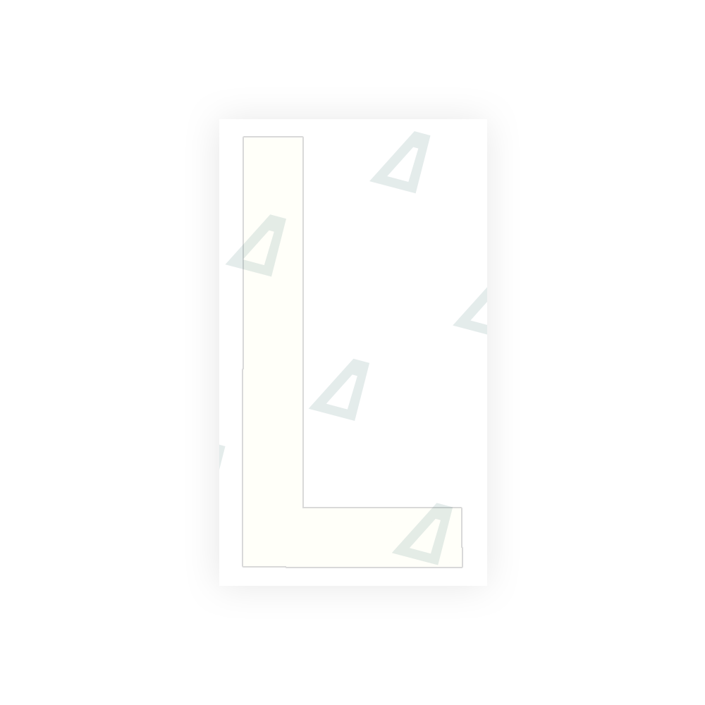 Alite Nanofilm for rear Italy license plates - Symbol "L" - Alite