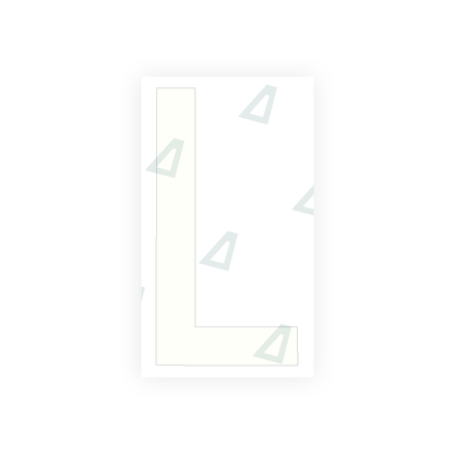 Alite Nanofilm for rear Italy license plates - Symbol "L" - Alite