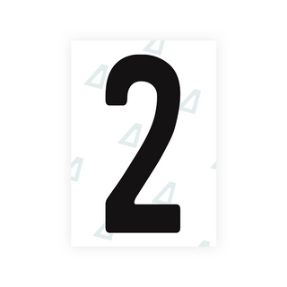 Alite Nanofilm for Guatemala license plates - Symbol "2" - Alite