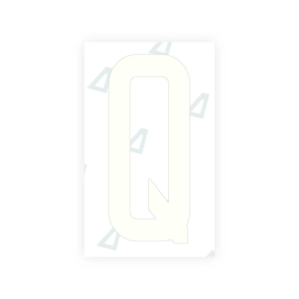 Alite Nanofilm for US (Puerto Rico) license plates - Symbol "Q" - Alite