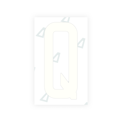 Alite Nanofilm for US (Puerto Rico) license plates - Symbol "Q" - Alite