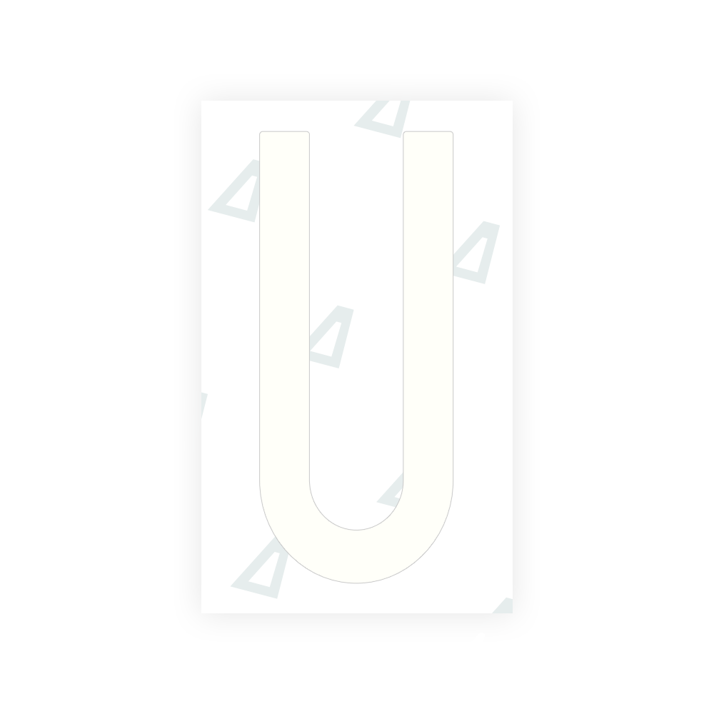 Alite Nanofilm for US (Puerto Rico) license plates - Symbol "U" - Alite