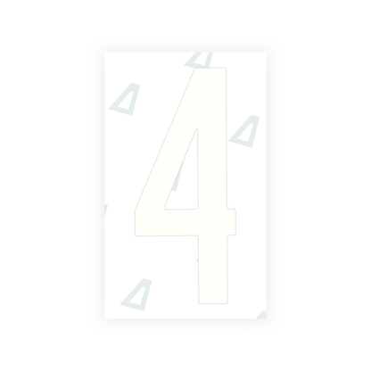 Alite Nanofilm for US (Georgia 2012 - Round) license plates - Symbol "4" - Alite