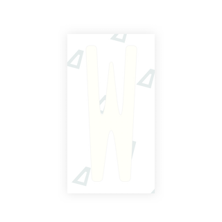 Alite Nanofilm for US (New York 2010) license plates - Symbol "W" - Alite