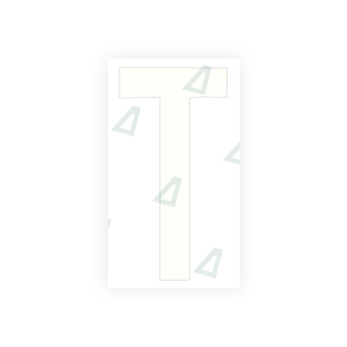 Alite Nanofilm for rear Italy license plates - Symbol "T" - Alite