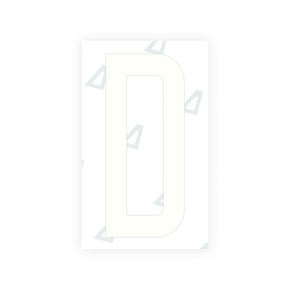 Alite Nanofilm for US (Puerto Rico) license plates - Symbol "D" - Alite