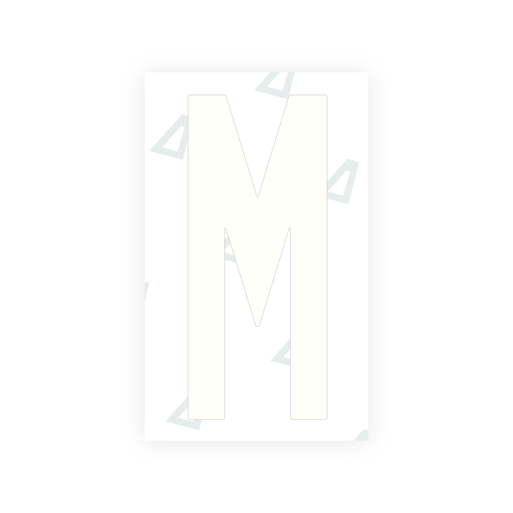 Alite Nanofilm for US (Puerto Rico) license plates - Symbol "M" - Alite