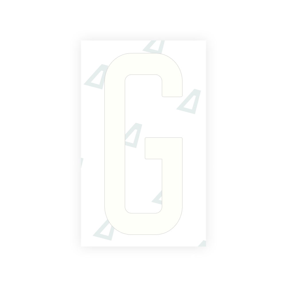 Alite Nanofilm for US (Puerto Rico) license plates - Symbol "G" - Alite