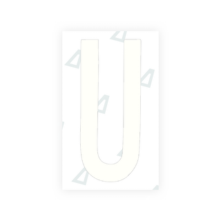 Alite Nanofilm for US (Georgia 2012 - Round) license plates - Symbol "U" - Alite