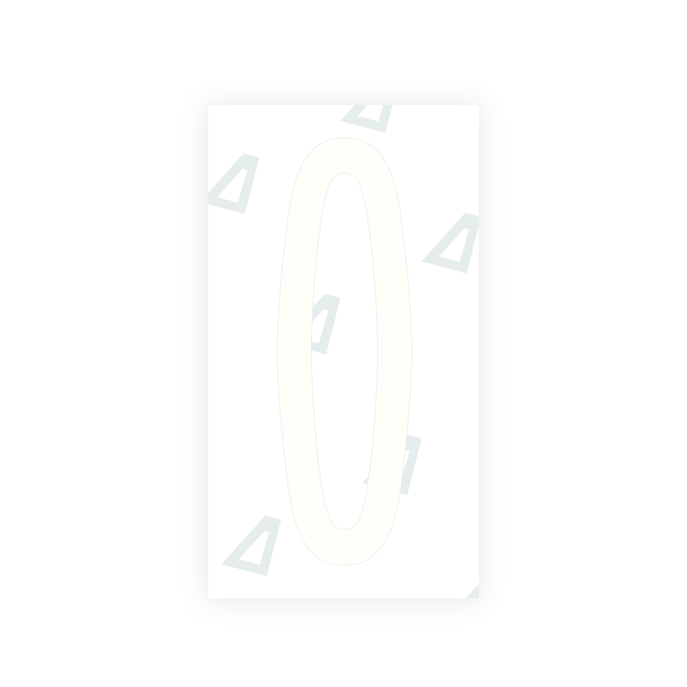 Alite Nanofilm for US (New York 2020) license plates - Symbol "O" - Alite