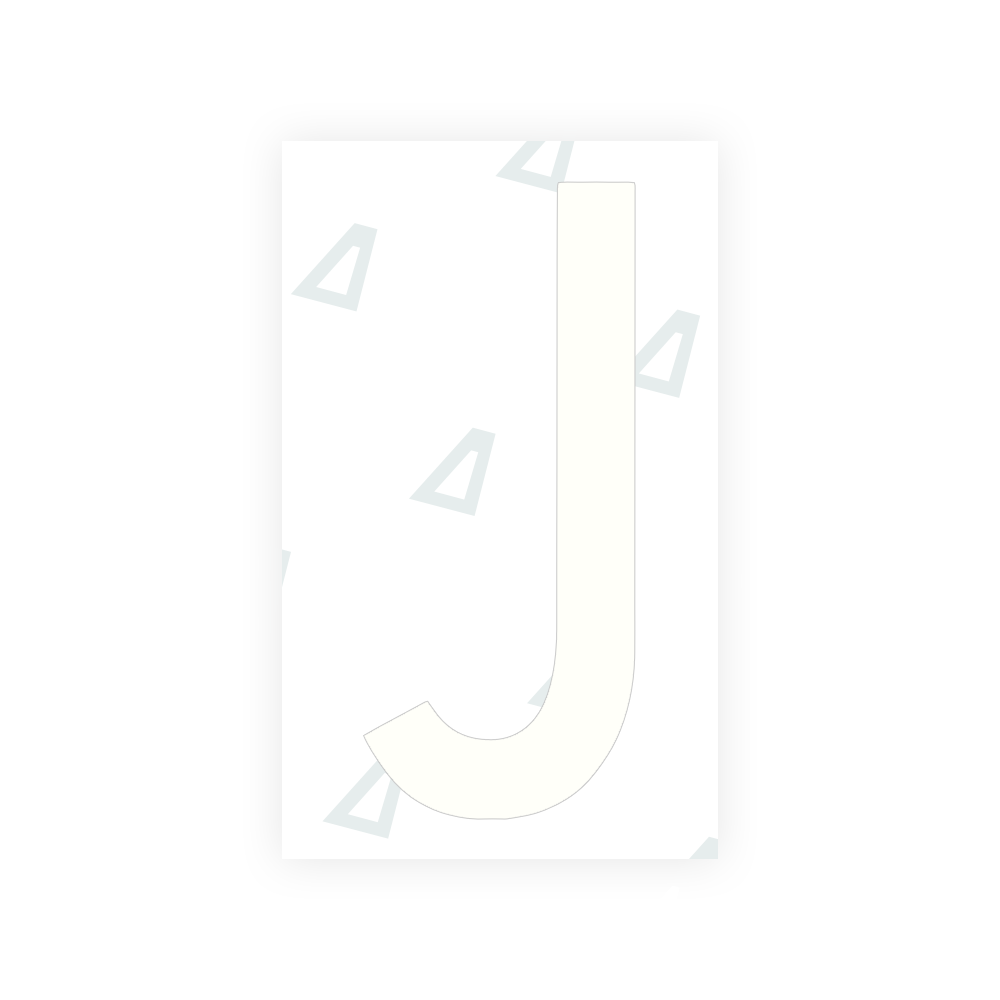 Alite Nanofilm for US (Georgia 2012 - Round) license plates - Symbol "J" - Alite