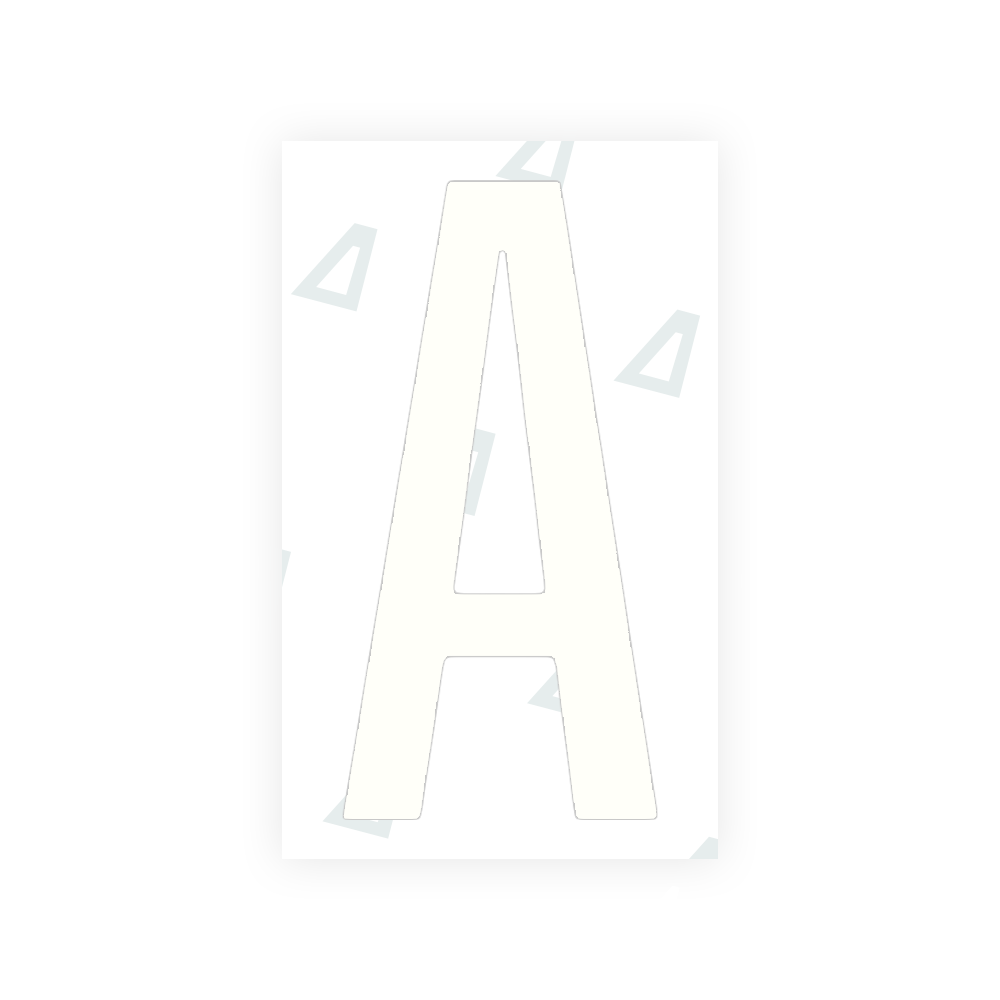 Alite Nanofilm for US (Ohio 2021) license plates - Symbol "A" - Alite