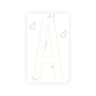 Alite Nanofilm for US (Ohio 2021) license plates - Symbol "A" - Alite