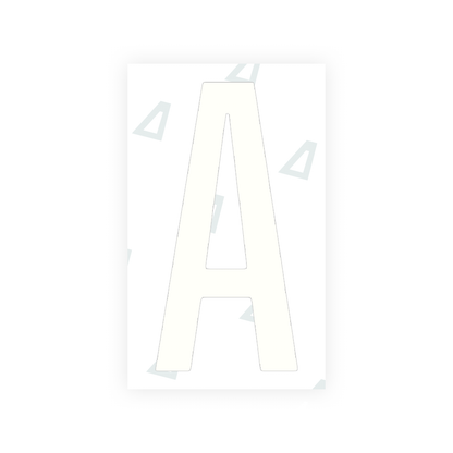 Alite Nanofilm for US (Ohio 2021) license plates - Symbol "A" - Alite