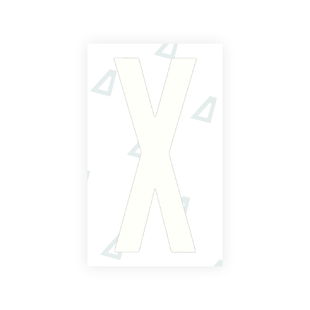 Alite Nanofilm for US (Georgia 2012 - Round) license plates - Symbol "X" - Alite