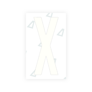 Alite Nanofilm for US (Georgia 2012 - Round) license plates - Symbol "X" - Alite