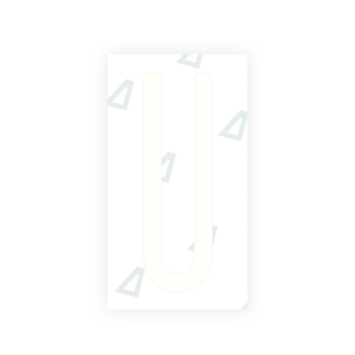 Alite Nanofilm for US (New York 2020) license plates - Symbol "U" - Alite