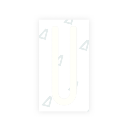 Alite Nanofilm for US (New York 2020) license plates - Symbol "U" - Alite