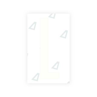 Alite Nanofilm for US (Nebraska 2005-2011) license plates - Symbol "L" - Alite