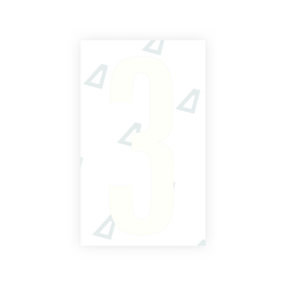 Alite Nanofilm for US (Texas) license plates - Symbol "3" - Alite
