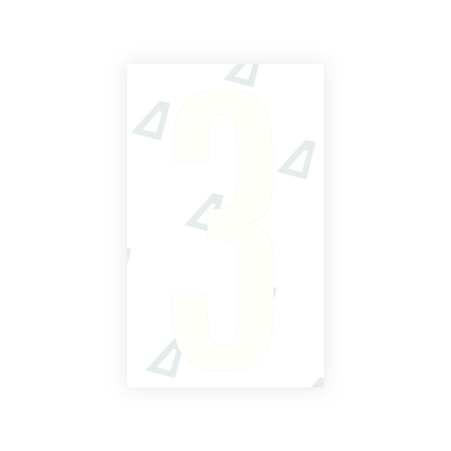 Alite Nanofilm for US (Texas) license plates - Symbol "3" - Alite