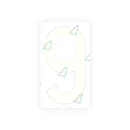 Alite Nanofilm for rear Italy license plates - Symbol "9" - Alite