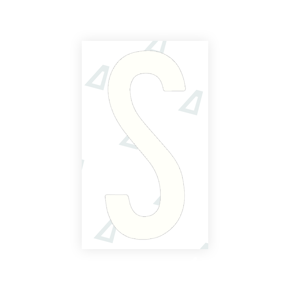 Alite Nanofilm for US (Georgia 2012 - Round) license plates - Symbol "S" - Alite