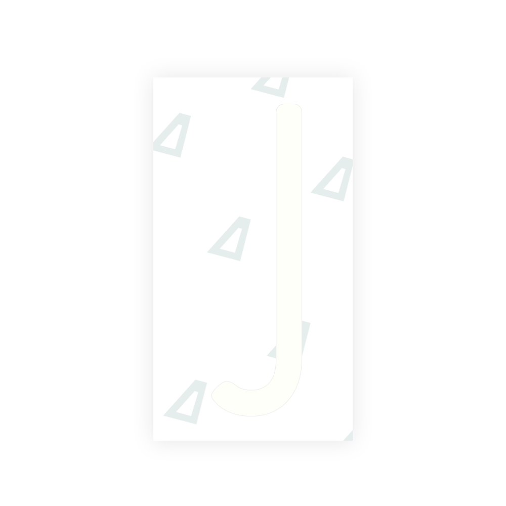 Alite Nanofilm for US (New York 2010) license plates - Symbol "J" - Alite