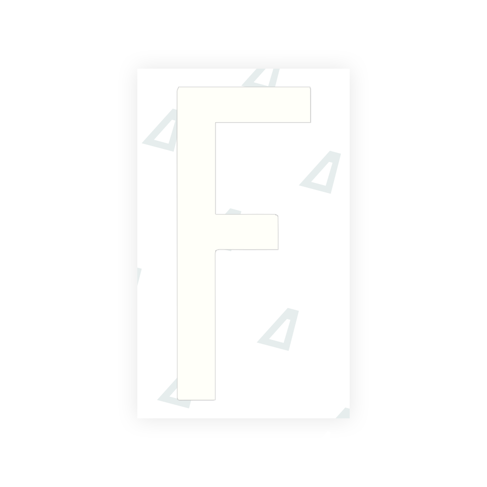 Alite Nanofilm for US (Georgia 2012 - Round) license plates - Symbol "F" - Alite