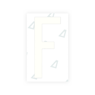 Alite Nanofilm for US (Georgia 2012 - Round) license plates - Symbol "F" - Alite