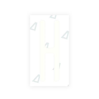Alite Nanofilm for US (New York 2020) license plates - Symbol "H" - Alite