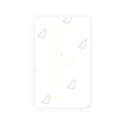 Alite Nanofilm for US (Nebraska 2002-2005) license plates - Symbol "E" - Alite