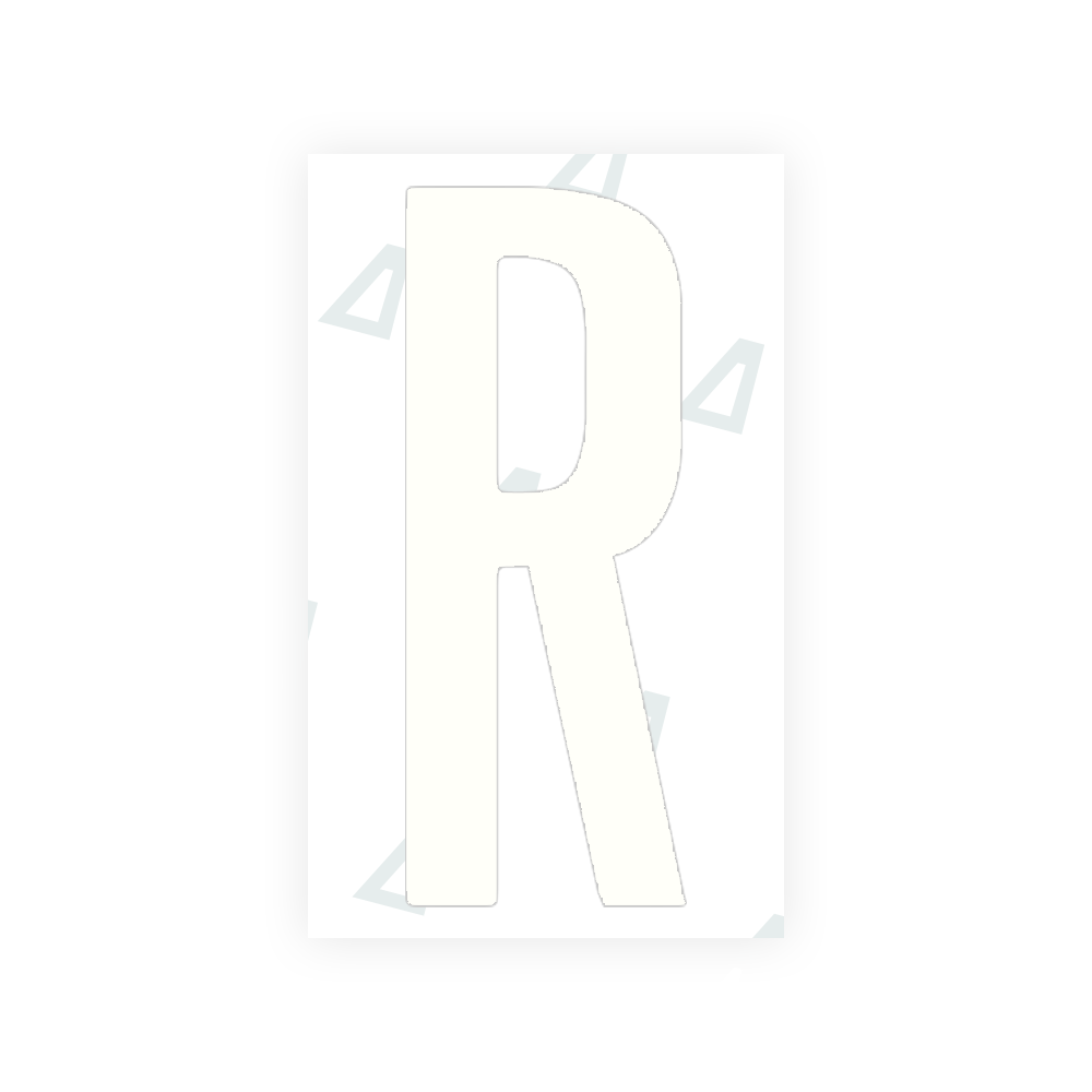 Alite Nanofilm for US (Nebraska 2002-2005) license plates - Symbol "R" - Alite